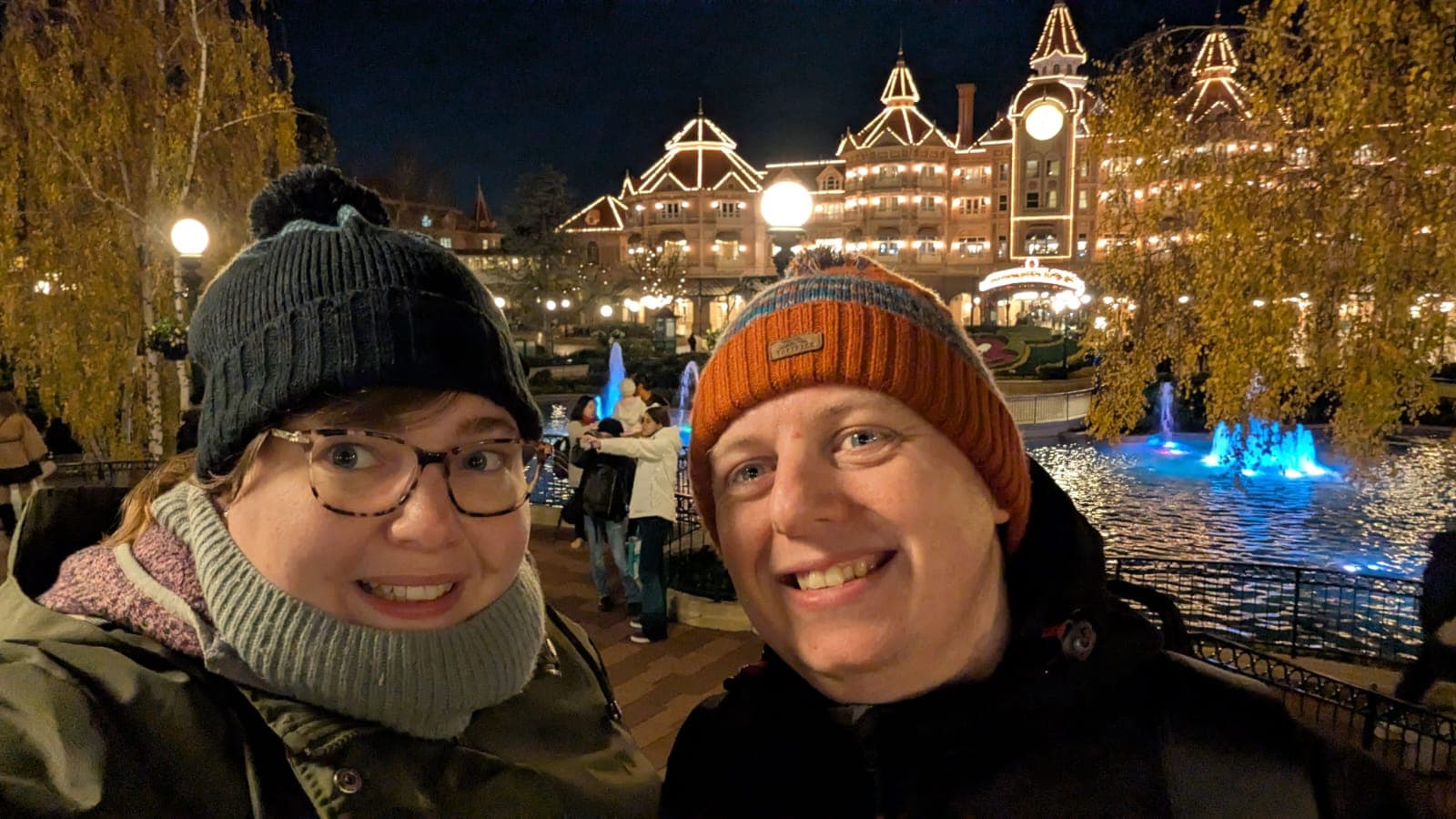 Karen and Mark at Disneyland Paris